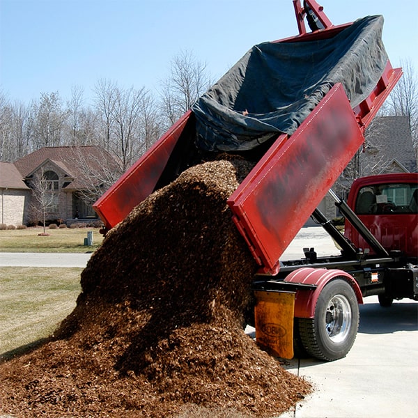 we offer a variety of mulch options for delivery, including wood chips, shredded bark, and compost mulch